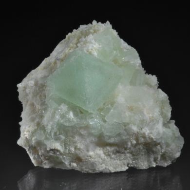 Fluorite on Quartz