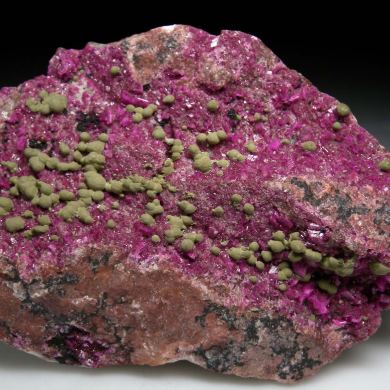 Kolwezite on Cobaltian Dolomite