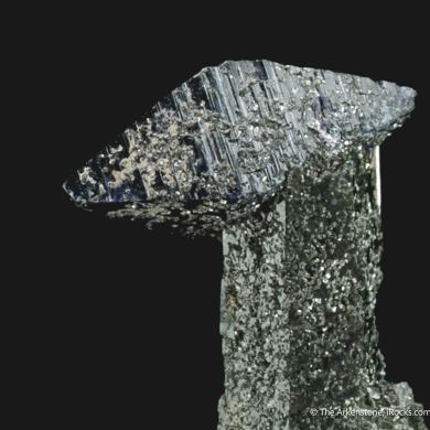 Anatase on Smoky Quartz