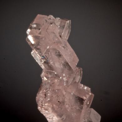 Fluorapatite - stacked crystal chain