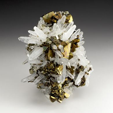 Chalcopyrite with Quartz