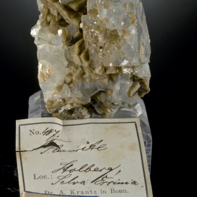 Fluorite with Siderite - vintage German specimen