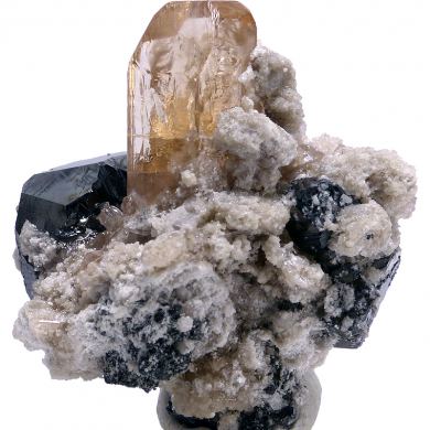 Bixbyite, topaz GREAT COMBO