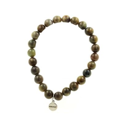 Sapphire from Mogok, Burma, Myanmar Bracelet 8 mm Beads. 2A quality.