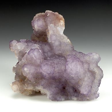 Fluorite on Quartz after Calcite