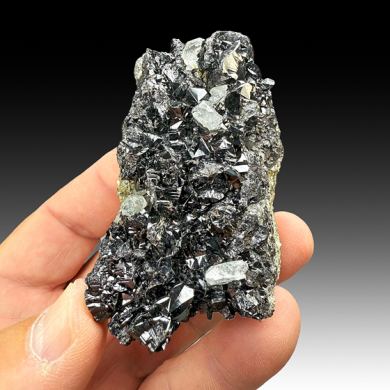 Cassiterite with Beryl