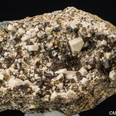 Hematite, Smokey Quartz, Feldspar
