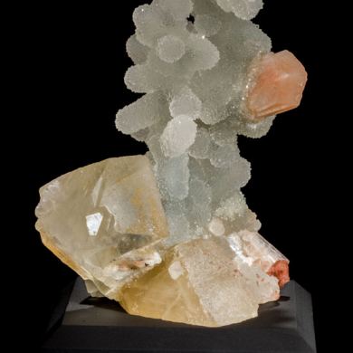 Quartz, Stilbite & Calcite