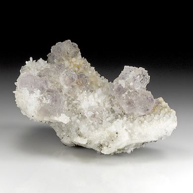 Fluorite with Quartz, Pyrite