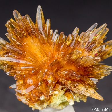 Celestite on Sulfur