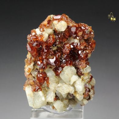 gem GARNET var. HESSONITE, DIOPSIDE