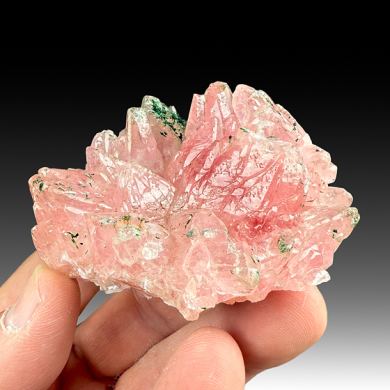Calcite with Malachite