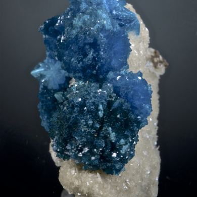 Cavansite on Stilbite