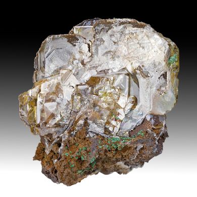 Wulfenite with Dolomite