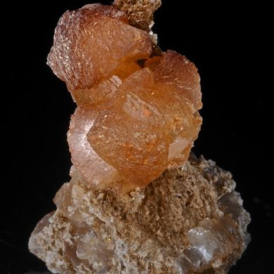 Prehnite -well crystallized with Pectolite