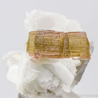 Tourmaline on Albite