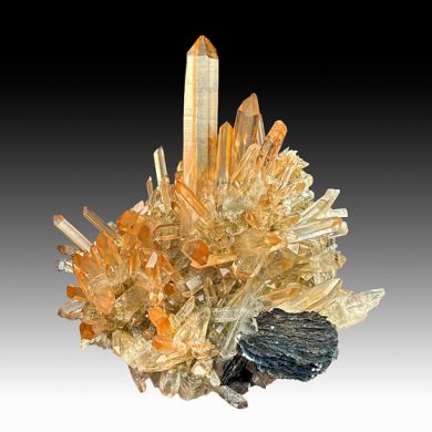 Quartz with Hematite