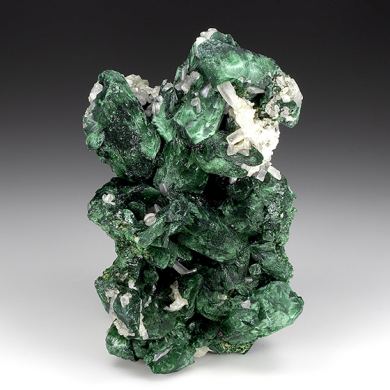 Malachite after Azurite with Cerussite