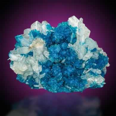Cavansite  on Stilbite