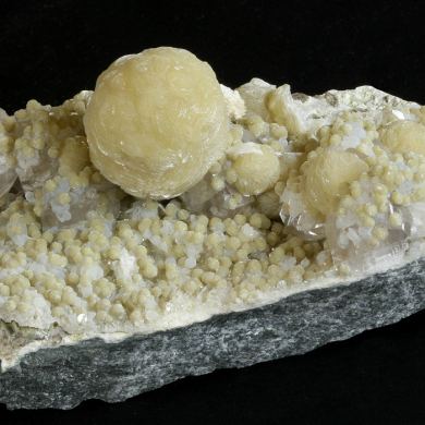 Gyrolite with Calcite
