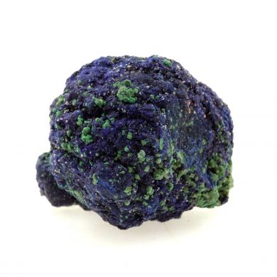 Chessylite ( Azurite ) + Cuprite.