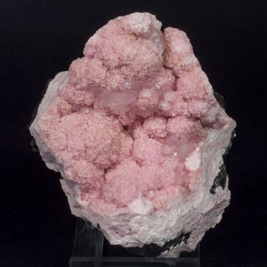 Rhodochrosite with Sphalerite and Quartz