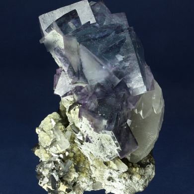 Fluorite with Quartz and Arsenopyrite
