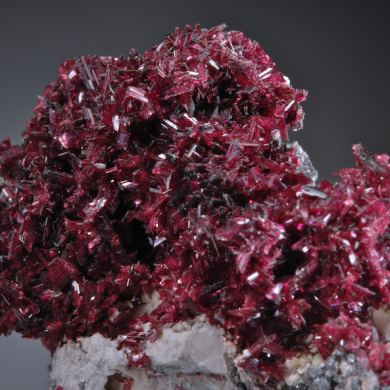 Erythrite - accicular form clusters