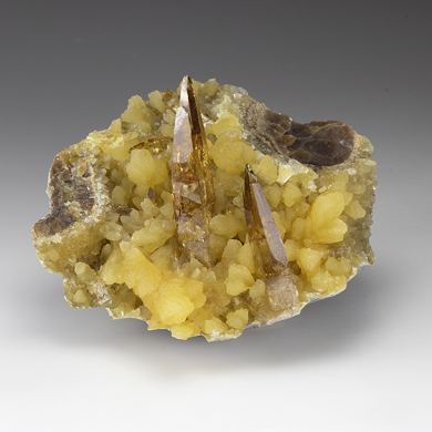 Barite with Calcite