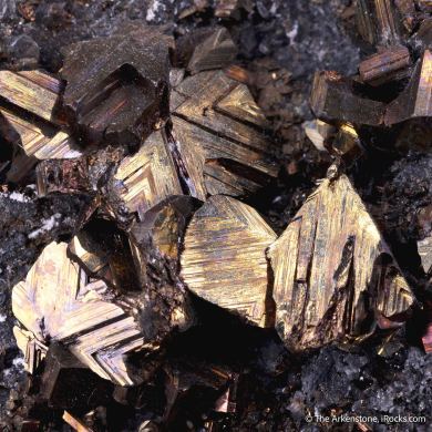 Cubanite on Chalcopyrite