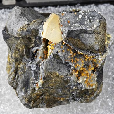 Fluellite with Variscite, Quartz