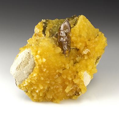 Barite with Calcite