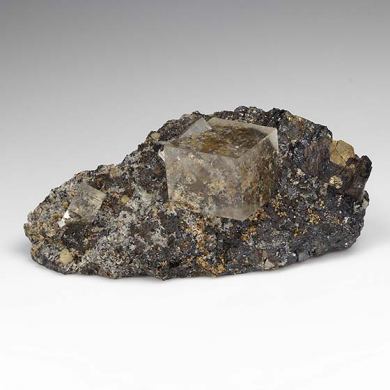 Fluorite with Pyrrhotite