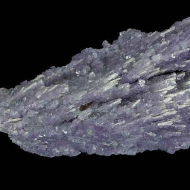 Fluorite with Barite after Laumonite 