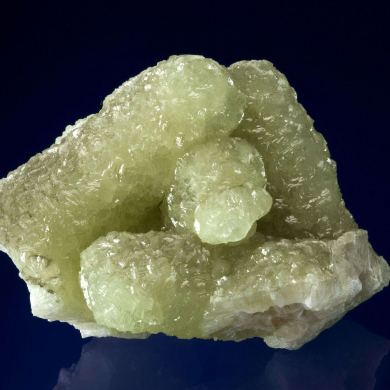 Prehnite Cast After Anhydrite