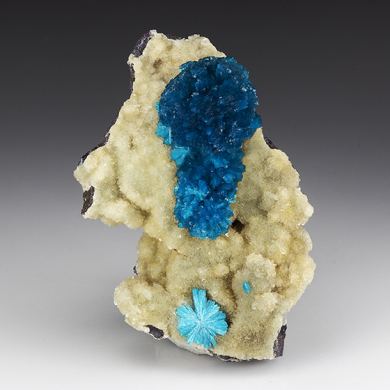 Cavansite with Stilbite