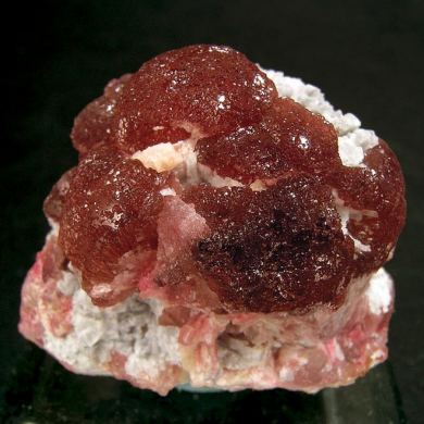 Elbaite (variety rubellite) with Quartz
