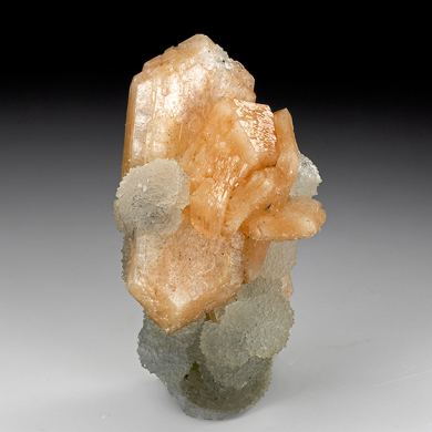 Stilbite with Quartz