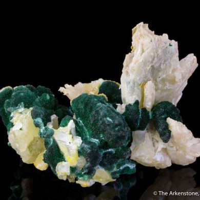 Cerussite with Malachite