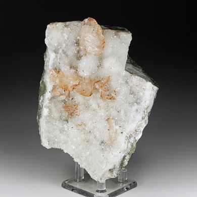 Calcite with Hematite, Quartz