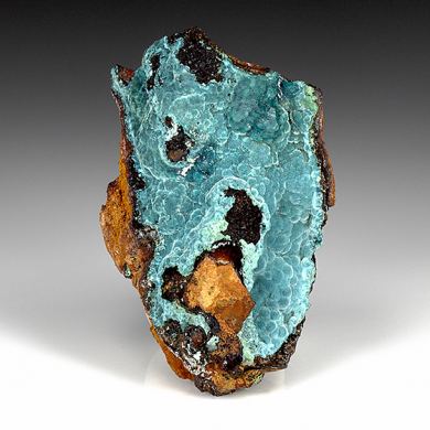 Aurichalcite with Calcite