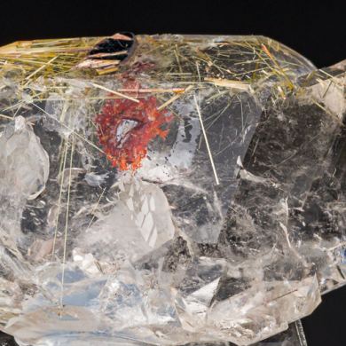 Rutile in Quartz