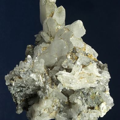 Quartz with Hematite and Anatase