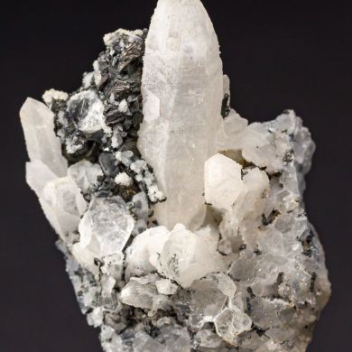 Polybasite with Quartz