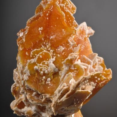 Wulfenite w. Calcite