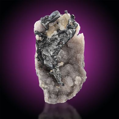 Acanthite  & Fluorite