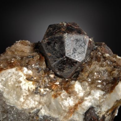 Almandine on Pegmatite - classic
