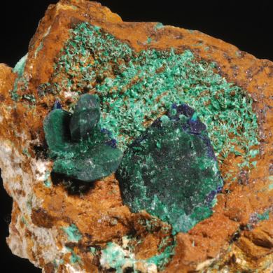 Malachite pseudo after Azurite