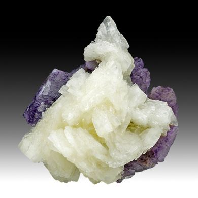 Barite with Fluorite