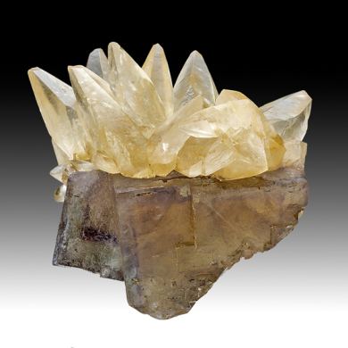 Calcite with Fluorite